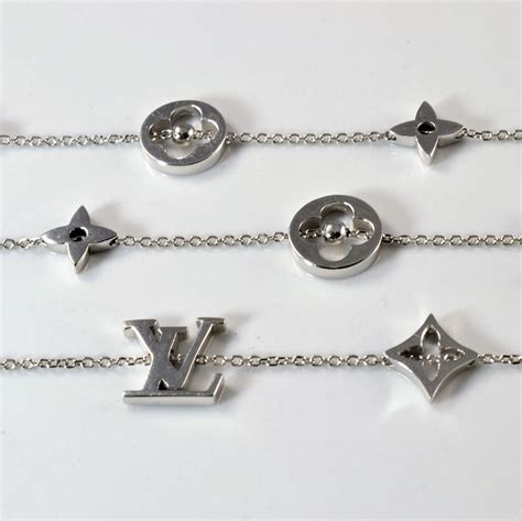 lv monogram necklace